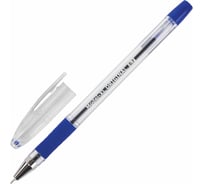Ручка 12 шт в упаковке BRAUBERG шариковая масляная с грипом Model-XL ORIGINAL СИНЯЯ узел 07ммлиния 035мм  143242