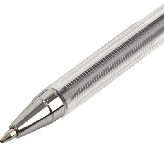 Ручка 50 шт в упаковке BRAUBERG шариковая "M-500 CLASSIC" СИНЯЯ корпус прозрачный узел 07мм линия 035мм  143444