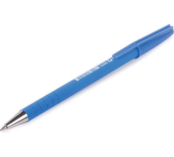 Ручка 12 шт в упаковке BRAUBERG шариковая Capital blue СИНЯЯ корпус soft-touch голубой 07мм линия 035мм  142493