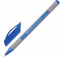 Ручка 12 шт в упаковке BRAUBERG шариковая масляная Extra Glide Soft Grey СИНЯЯ 07мм линия 035мм  142929