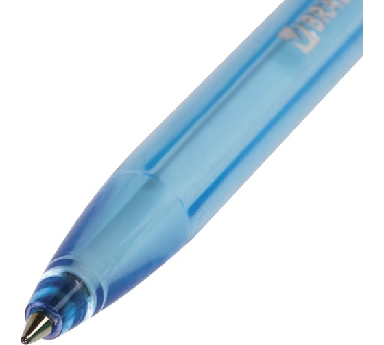 Ручка BRAUBERG шариковая масляная Olive Pen Tone СИНЯЯ корпус тониров. 0,7 мм, линия 0,5 мм 12 шт 142710