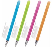 Ручка 12 шт в упаковке BRAUBERG шариковая масляная FRUITY ST СИНЯЯ корпус soft touch 07мм линия 035мм  142654