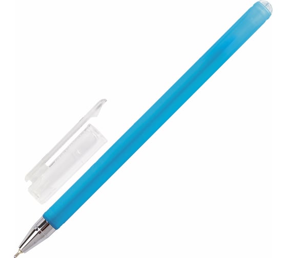 Ручка 12 шт в упаковке BRAUBERG шариковая масляная FRUITY ST СИНЯЯ корпус soft touch 07мм линия 035мм  142654