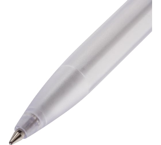 Ручка 12 шт в упаковке BRAUBERG шариковая масляная Olive Pen СИНЯЯ корпус прозрачный 07мм линия 05мм  141476
