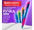 Ручка 12 шт в упаковке BRAUBERG шариковая масляная автомат. с грипом FRUITY RG СИНЯЯ 07мм линия 035мм 142655 2