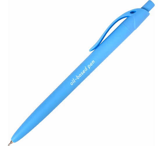 Ручка BRAUBERG шариковая масляная автоматическая FRUITY Pastel СИНЯЯ soft-touch узел 0.7мм 142959