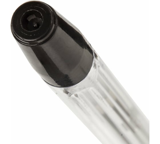 Ручка BRAUBERG шариковая масляная с грипом i-Rite GT ЧЕРНАЯ корпус прозрачный узел 0,7 мм 12 шт 143301