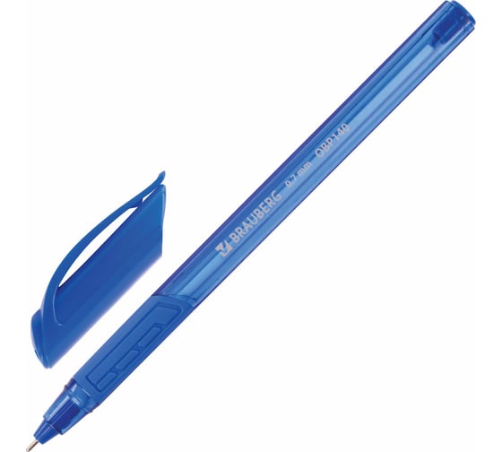 Ручка 12 шт в упаковке BRAUBERG шариковая масляная с грипом Extra Glide GT Tone СИНЯЯ 07мм линия 035мм  142922 1