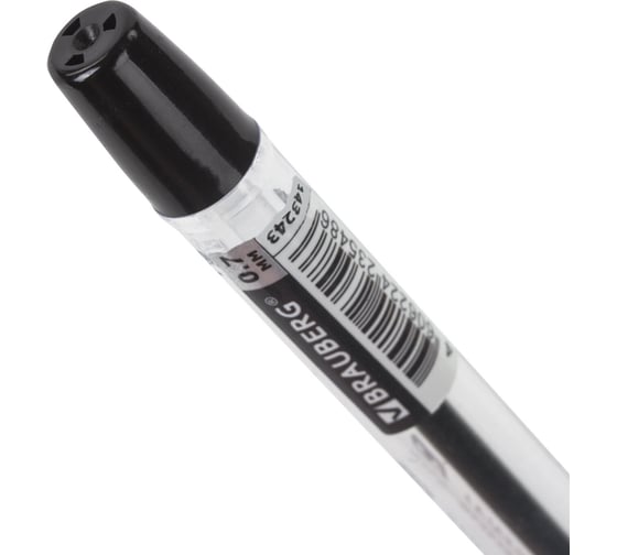 Ручка 12 шт в упаковке BRAUBERG шариковая масляная с грипом Model-XL ORIGINAL ЧЕРНАЯузел 07ммлиния 035мм  143243