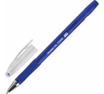 Ручка 12 шт в упаковке BRAUBERG шариковая масляная с грипом Model-XL TONE СИНЯЯ узел 10 мм линия 05 мм  143248