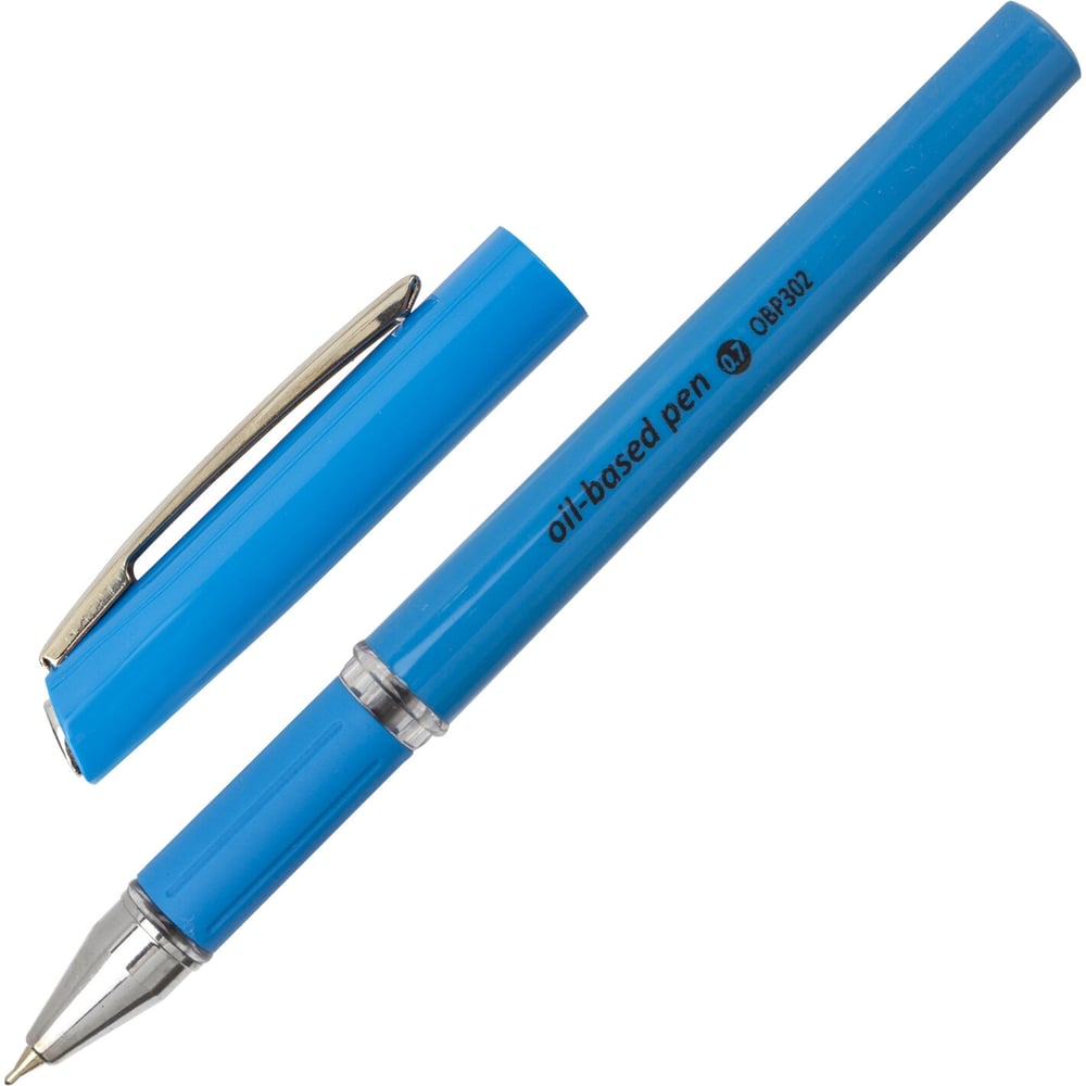 Ручка 12 шт в упаковке BRAUBERG шариковая масляная с грипом Roll СИНЯЯ ...