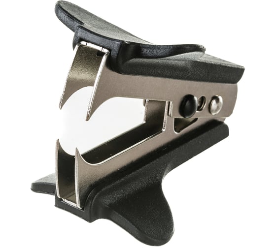 Антистеплер для скоб № 10 и № 24/6 BRAUBERG Classic с фиксатором черный 222547
