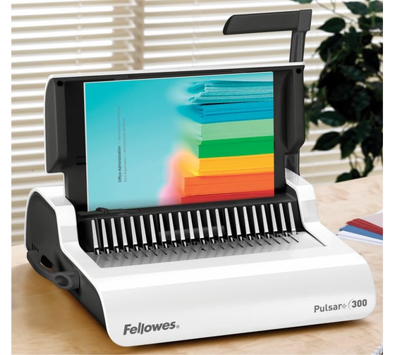 Переплетчик FELLOWES PULSAR+ на пластиковую пружину, перфорирует 20 листов УТ-00002526