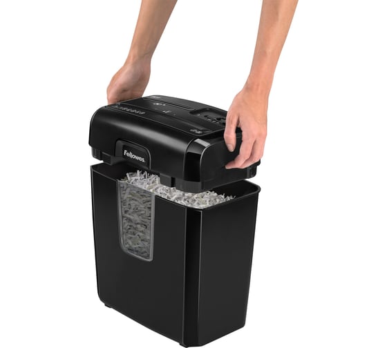Шредер FELLOWES PowerShred 8Cd уничтожитель: скрепки, скобы, пластиковые карты, CD УТ-00003045