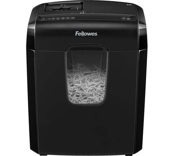 Шредер FELLOWES Powershred 6C уничтожитель: скрепки, скобы, пластиковые карты УТ-00003043 1