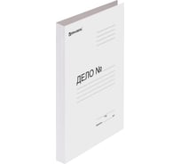 Папка 200 шт в упаковке BRAUBERG без скоросшивателя "Дело" картон мелованный плотность 280г/м2 до 200 листов 110927