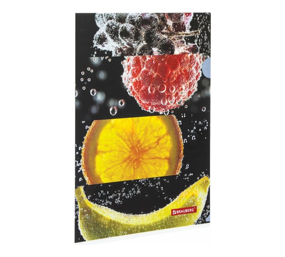 Папка-уголок 12 шт в упаковке BRAUBERG FRESH ZONE А4 150мкм цветная печать  228035 1