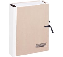 Архивная папка Attache крафт/коленкор 8 см, 4 завязки 23855