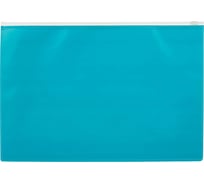 Папка на молнии Attache А4 Color, бирюза 1044984