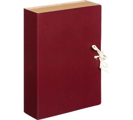 Архивный короб с завязками Attache 80 мм Economy, БВ, клапан микрогофрокартон 893823