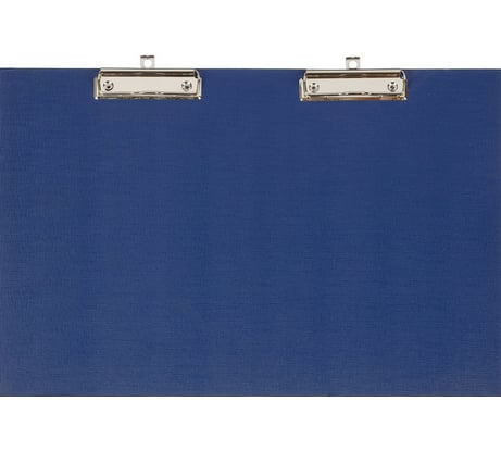 Папка-планшет Attache A3 горизонтальный, с двумя зажимами, синий 1202807