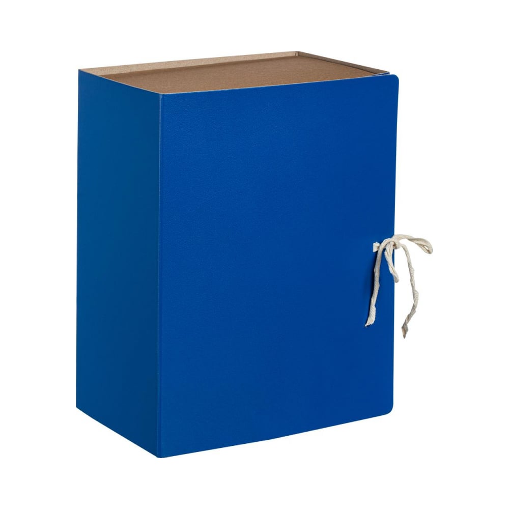папка архивный короб синяя 150мм a4