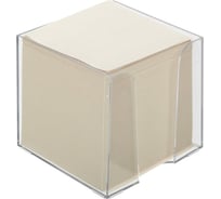 Блок для записей Attache ЭКОНОМ в подставке, в стакане 9х9х9 белый Т 856689