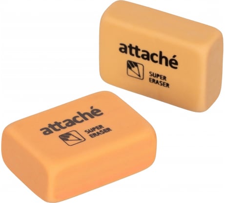 Ластик Attache прямоугольная форма, 31x21x12 мм, 2 шт в упаковке 365788 919745