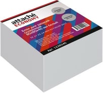 Проклеенный блок для записей 80 шт в упаковке Attache Economy 8х8х4 белый 65 г 92 1226540