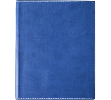 Бизнес-тетрадь Attache Клэр А4, 96л, клетка, кожзаменитель синяя 11.01 373180