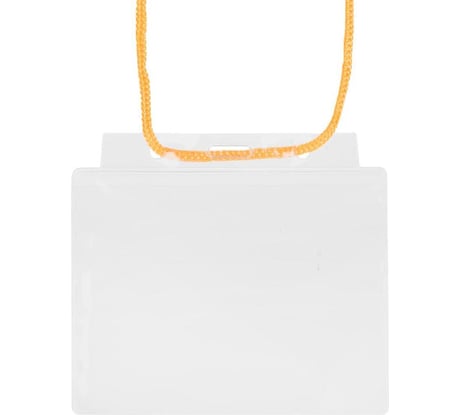 Бейдж Attache 107х83мм д/карт 100х71мм тесьма 1016, 10 шт 1029473