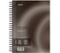 Бизнес-тетрадь Attache Selection 100л, клетка А5, LightBook, спираль, обложка коричневая, блок белый 70г/м 494593 1