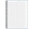 Бизнес-тетрадь Attache Selection 100л, клетка А5, LightBook, спираль, обложка коричневая, блок белый 70г/м 494593 2