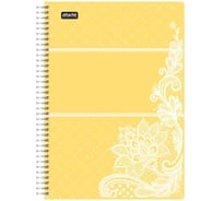 Бизнес-тетрадь Attache Selection 80л, А5, Амели, 210х152мм, желтый,80г/квм, тонированный 487294