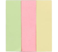 Бумажные клейкие закладки 48 шт в упаковке Attache 3 цвета по 40 листов 15х50 мм 958599