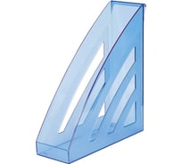 Вертикальный прозрачный накопитель Attache City 90 мм, синий 479425