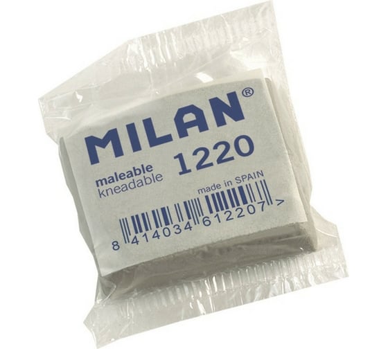 Каучуковый ластик для стирания графита и угля 20 шт в упаковке Milan 1220 973184 1