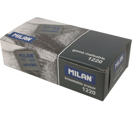 Каучуковый ластик для стирания графита и угля 20 шт в упаковке Milan 1220 973184