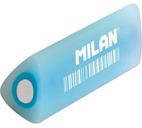Пластиковый треугольный ластик 30 шт в упаковке Milan PPMF30 полупрозрачный голубой 973233