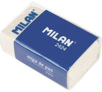 Каучуковый ластик для стирания графита для рисования 24 шт в упаковке Milan 2424 белый 973196