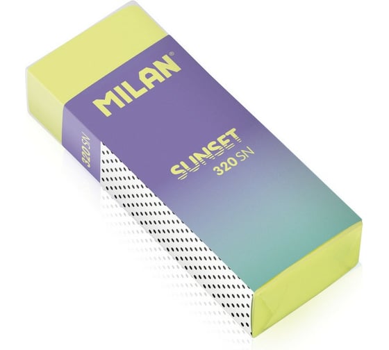 Ластик 20 шт в упаковке Milan SUNSET в картонной обертке 1226655