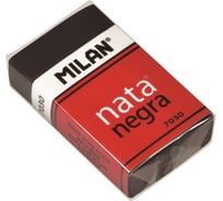 Пластиковый ластик 30 шт в упаковке Milan 7030 мягкий черный 973221