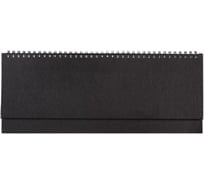 Датированный планинг Attache Economy 2021, черный, бумвинил, 130х305 мм, 64 л 1200983