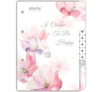 Пластиковый разделитель Attache Selection А5 Flower dreams, 3шт/уп, ассорти 1057241