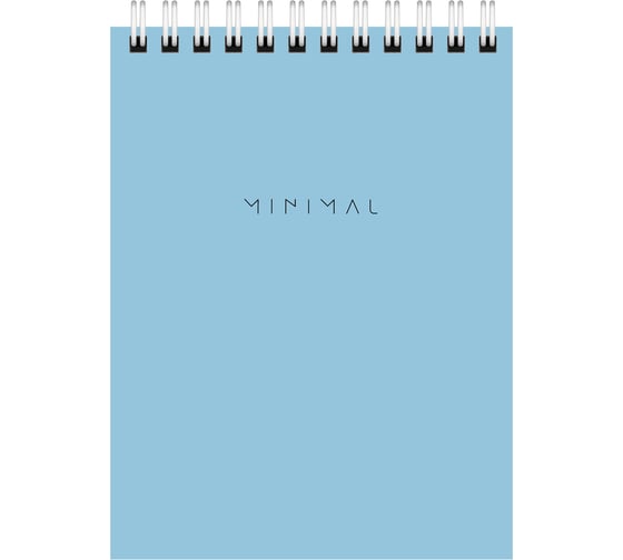 Блокнот BRAUBERG малый формат, А6, 108х145 мм, 40 л, гребень, картон, клетка, Minimal Pastel, 116429