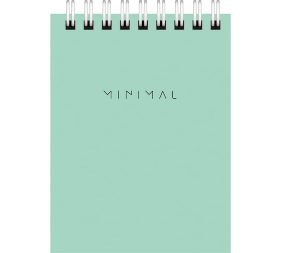 Блокнот BRAUBERG малый формат, А7, 75х105 мм, 40 л, гребень, картон, клетка, Minimal Pastel, 116431