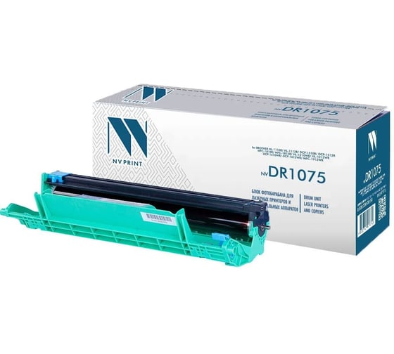 Блок фотобарабана NV Print NVP совместимый, NV-DR-1075 для Brother HL-1110R/ HL-1112R/ DCP-1510R/ DCP-1512R/ MFC-1810R/ MFC-1815R/ HL-1210WR/ HL-1212WR/ DCP-1610WR/ DCP-1612WR/ MF NV-DR1075