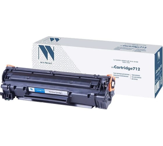 Картридж NV Print NVP совместимый, для Canon i-Sensys LBP 3010/ 3010B/ 3020/ 3100 (1500k) NV-712