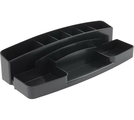 Подставка для канцелярских мелочей Attache 10 отделений, office черный 1112002