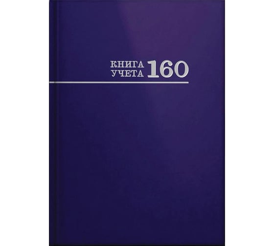 Бухгалтерская книга учета Attache 160 листов, в клетку, синяя, офсет, 200х298 мм 160-8673 1090845 1